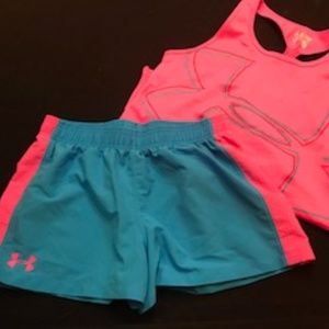 Under Armour short/tank set
